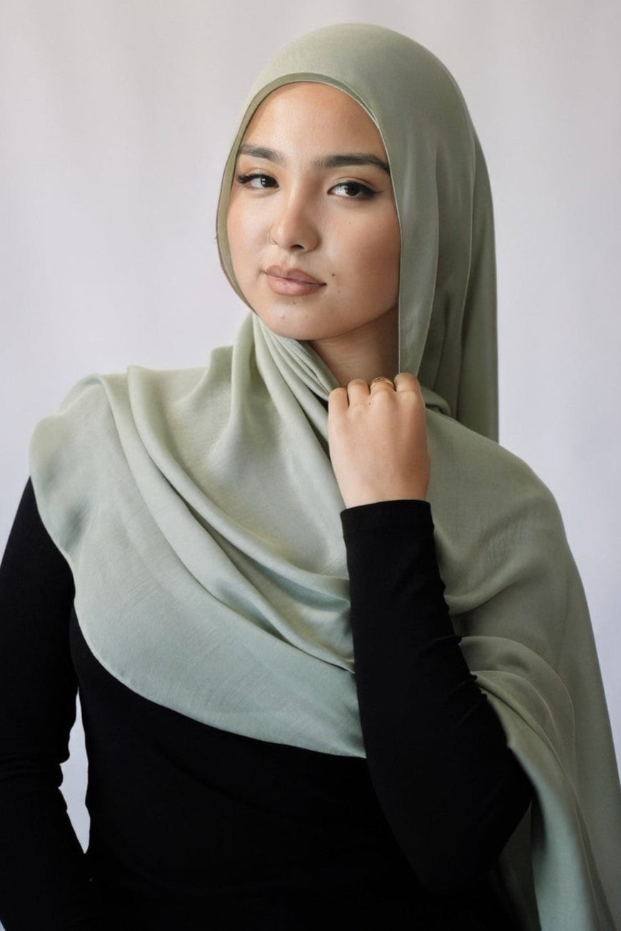 Gentle Mint - Modal Hijab Set
