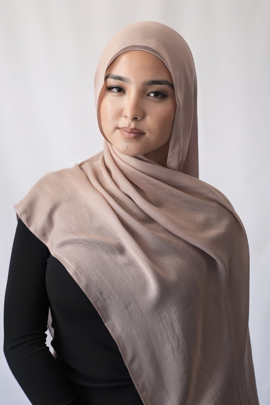 Soft Peach - Modal Hijab Set