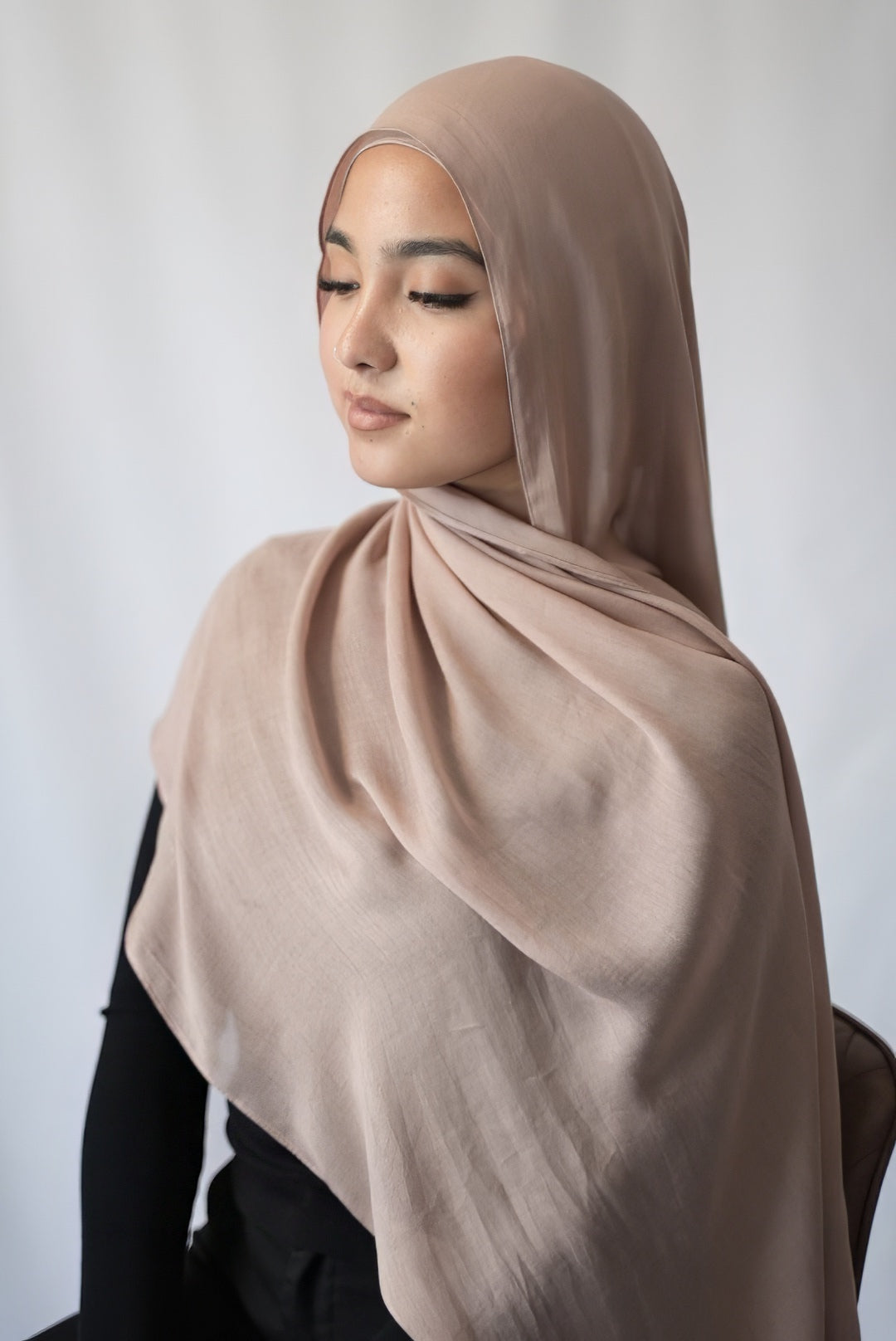 Soft Peach - Modal Hijab Set