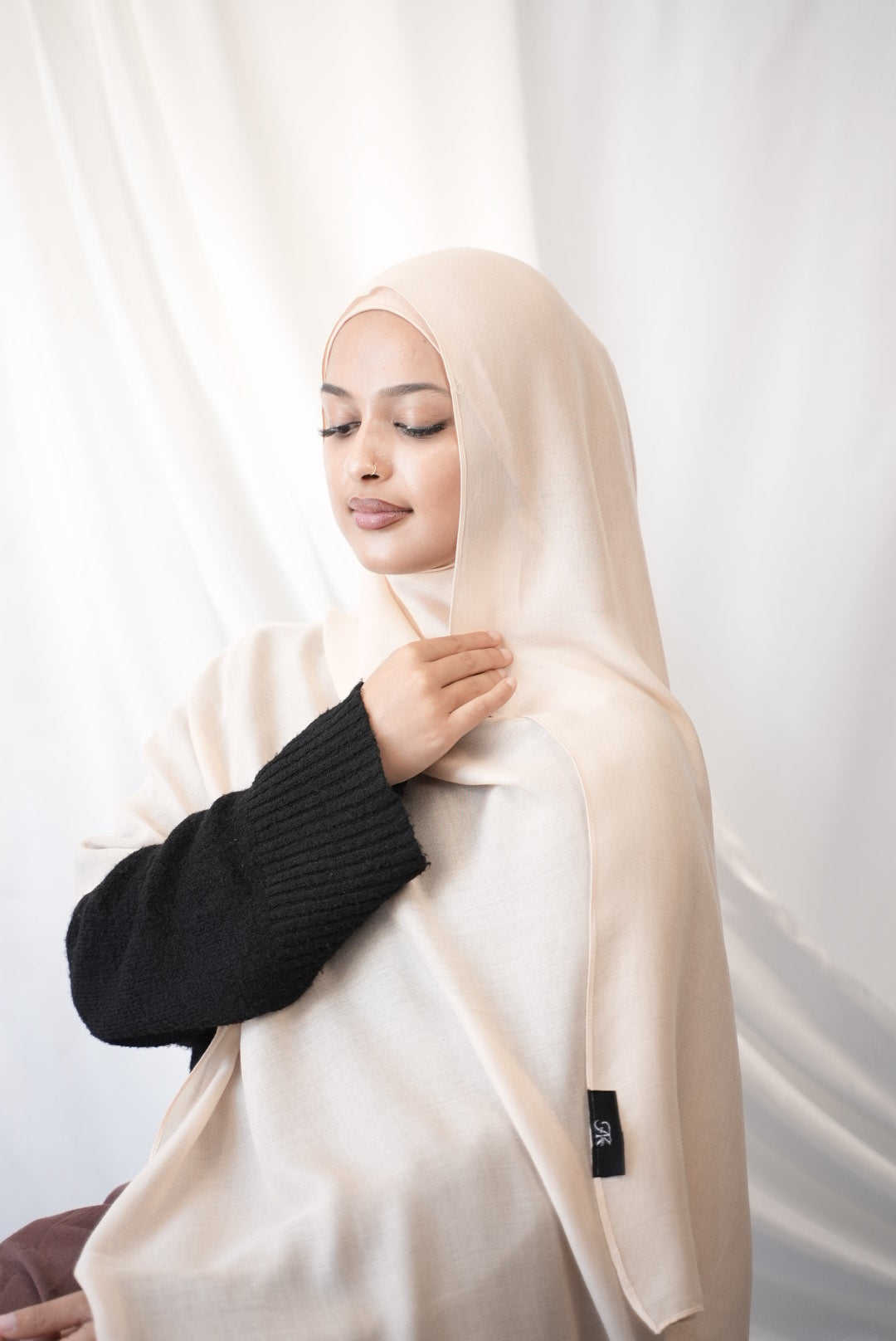 Maple Cream - Modal Hijab Set