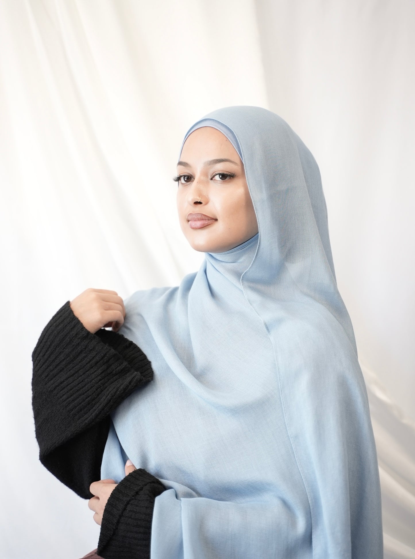 Sky Blue - Modal Hijab Set