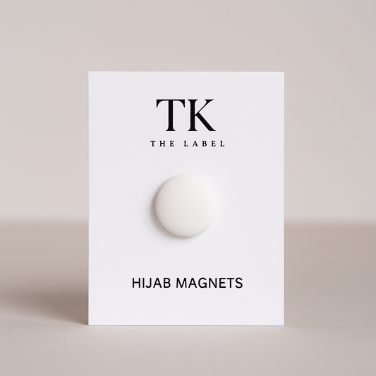 White Hijab Magnet