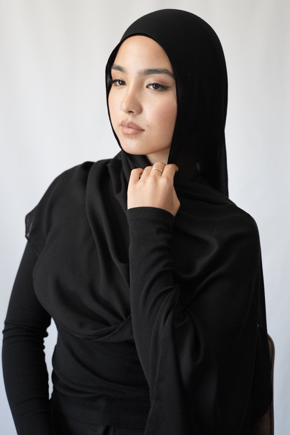 Black Swan - Modal Hijab Set