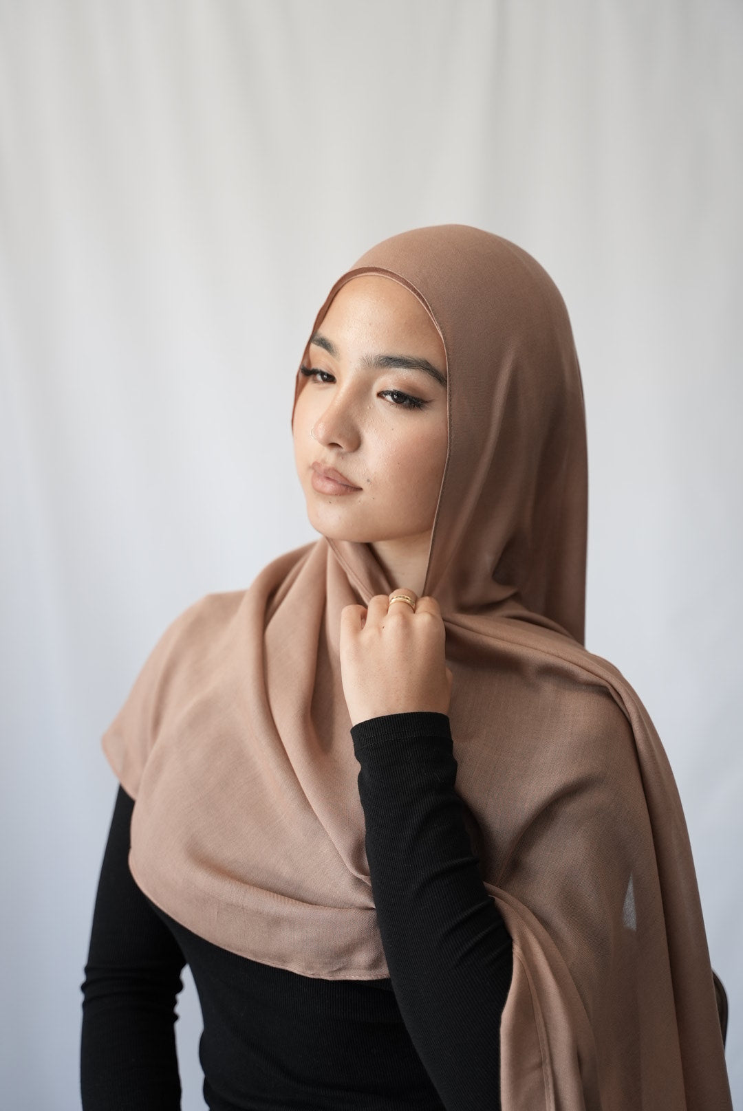 Mocha Blush - Modal Hijab Set