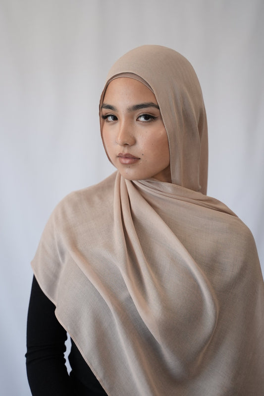 Pale Blush - Modal Hijab Set
