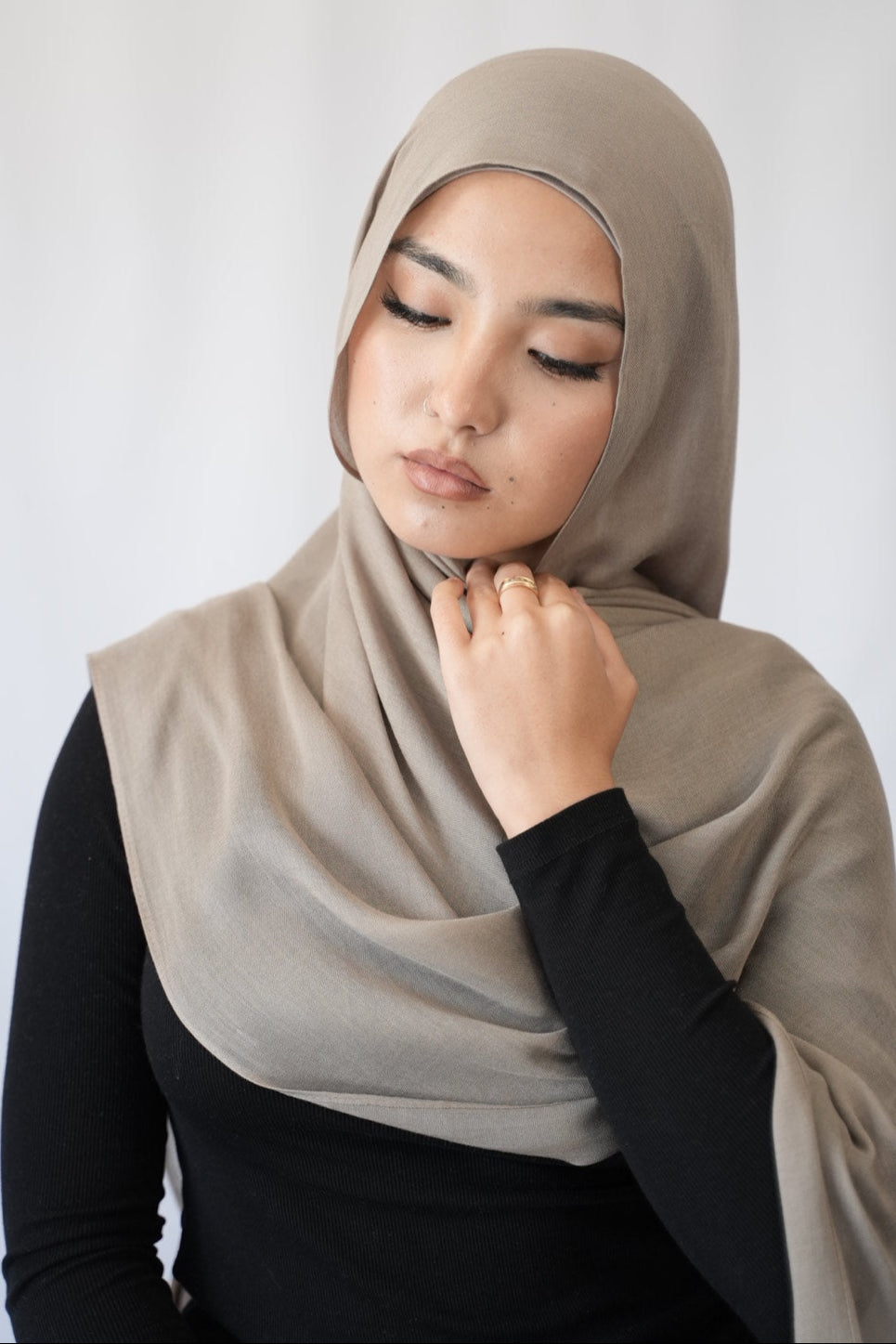 Camel Hue - Modal Hijab Set