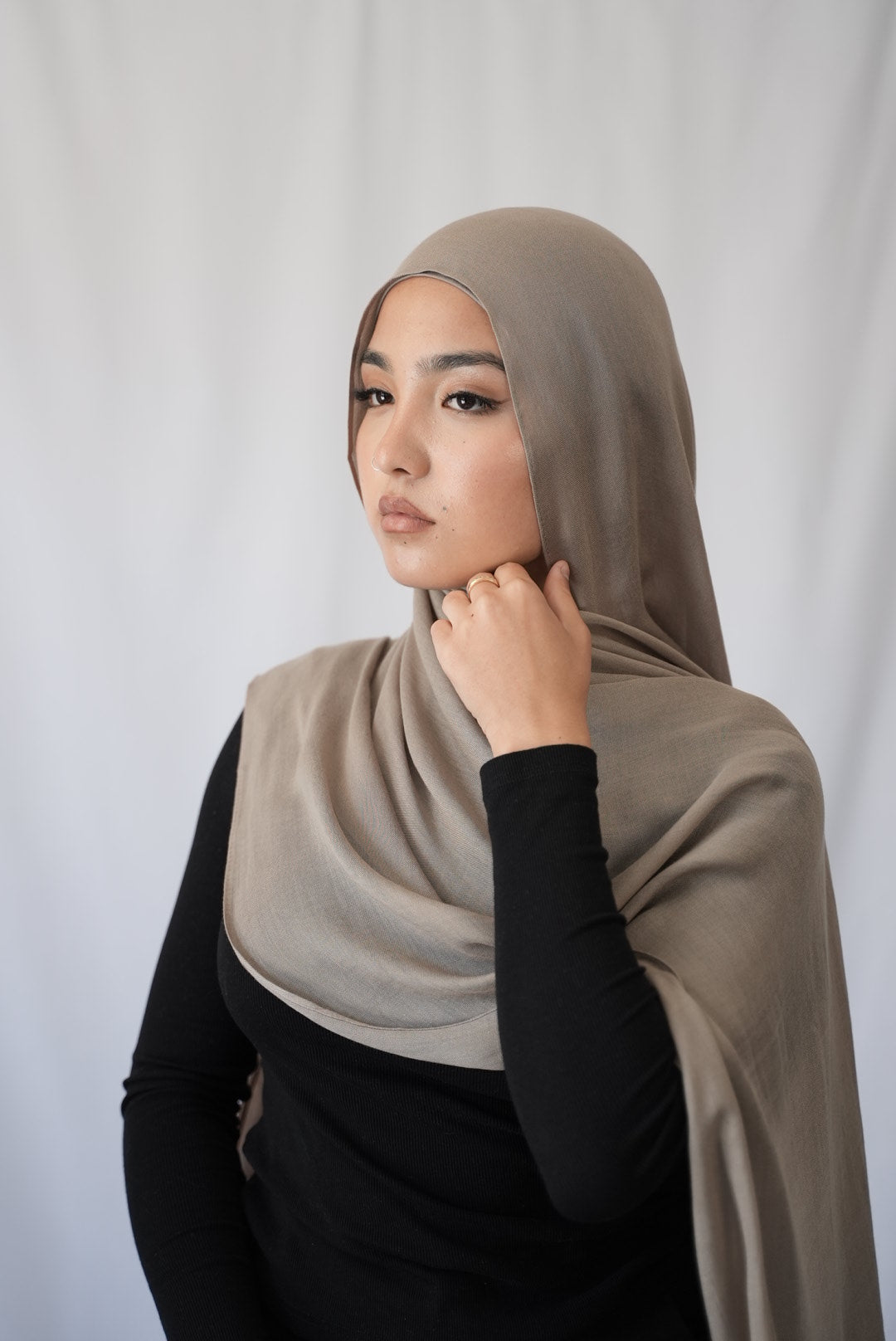 Camel Hue - Modal Hijab Set