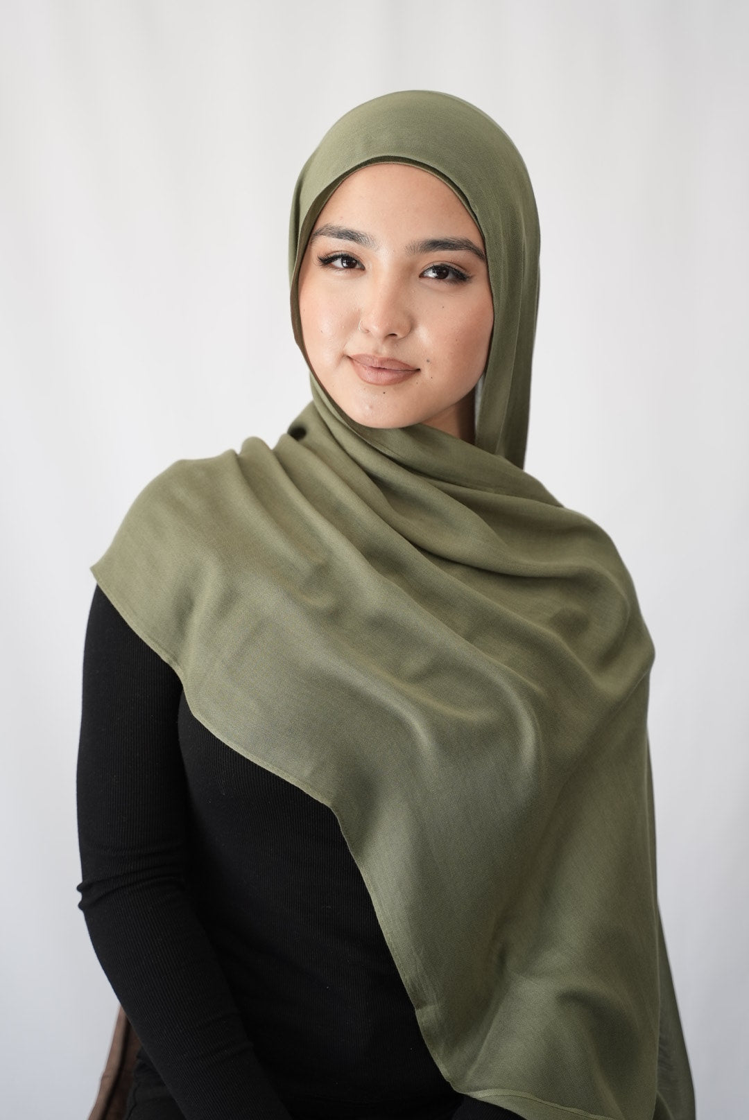 Deep Sage - Modal Hijab Set