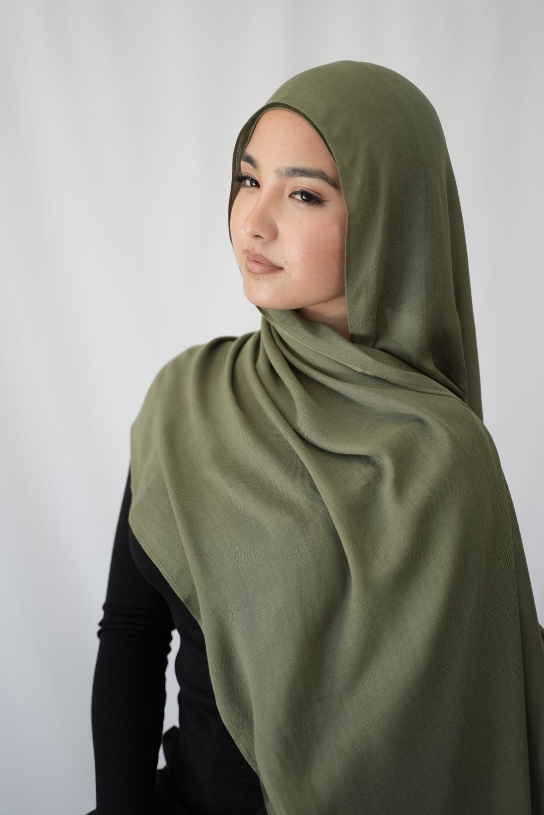 Deep Sage - Modal Hijab Set