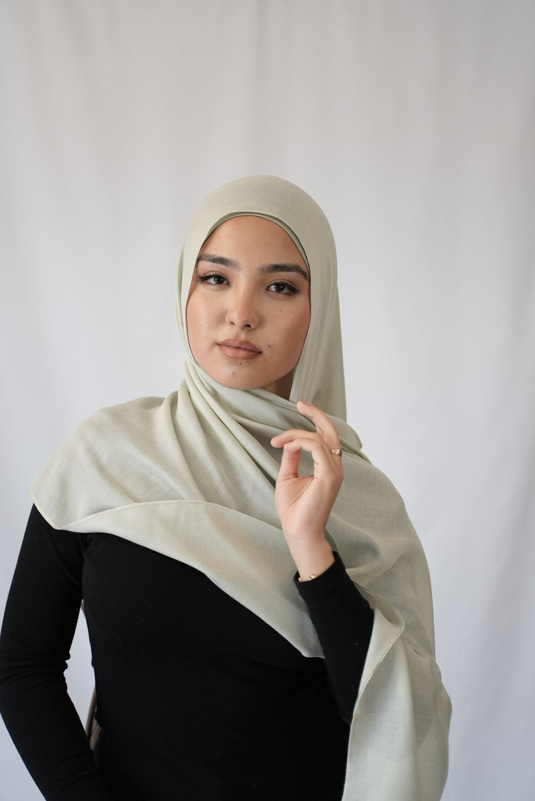 Sage Mist - Modal Hijab Set