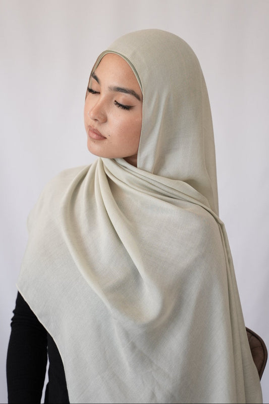 Sage Mist - Modal Hijab Set