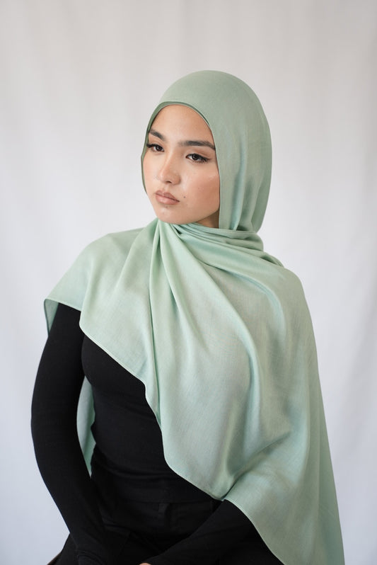 Morning Mint - Modal Hijab Set