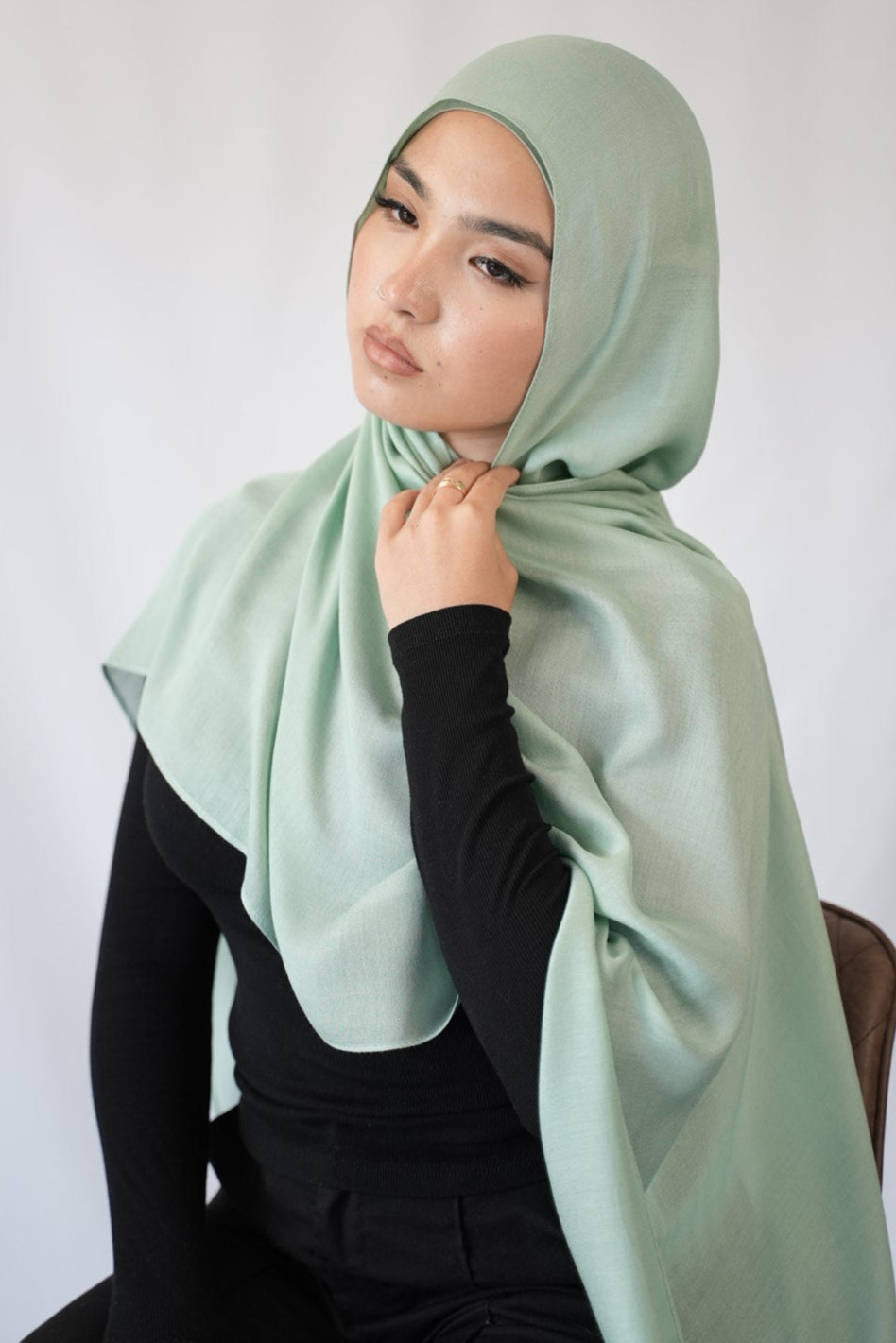 Morning Mint - Modal Hijab Set