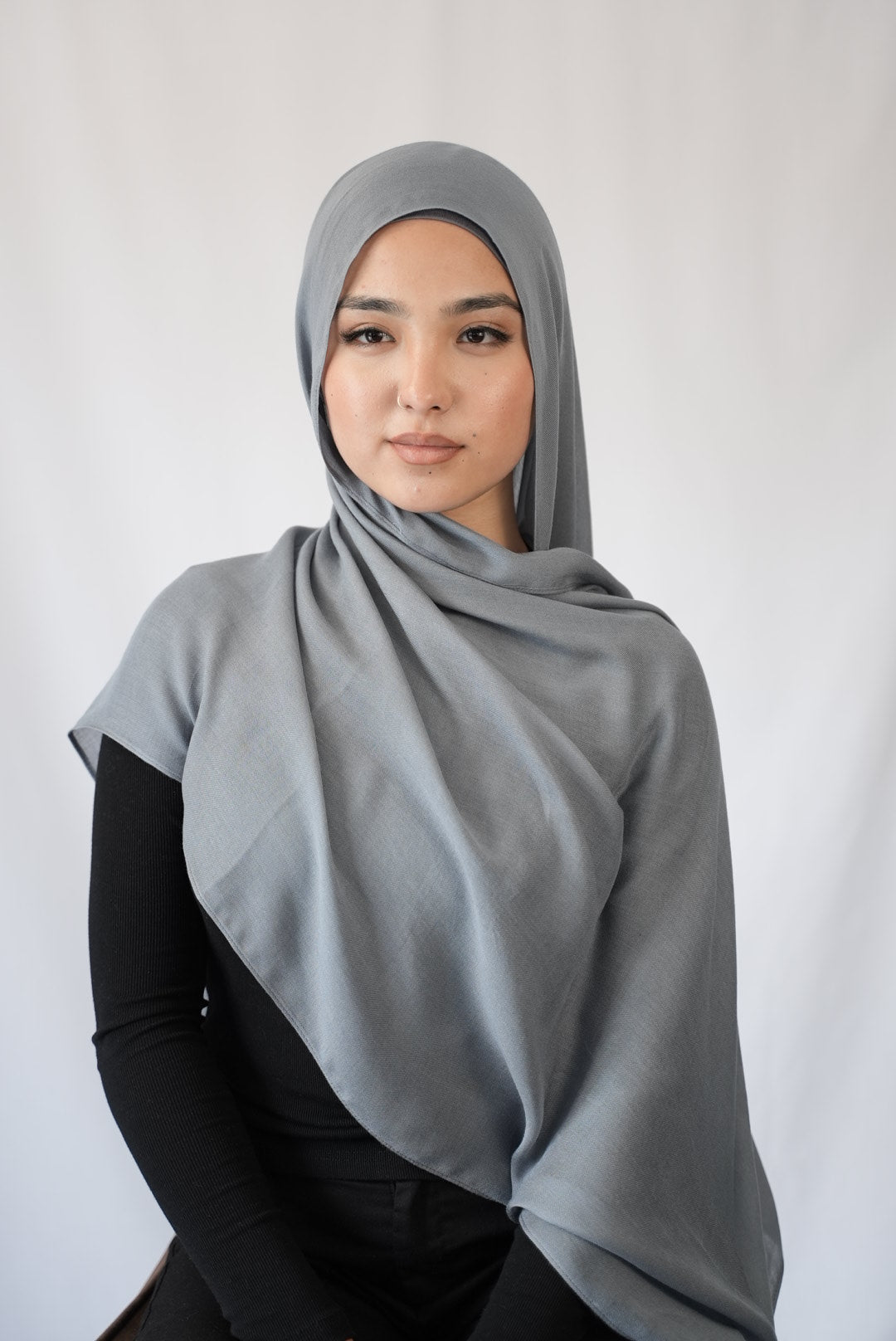 Stormy Sky - Modal Hijab Set