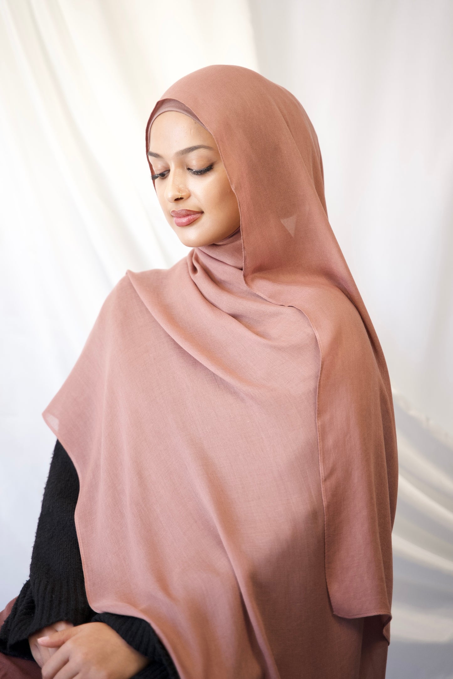 Sable Bloom - Modal Hijab Set